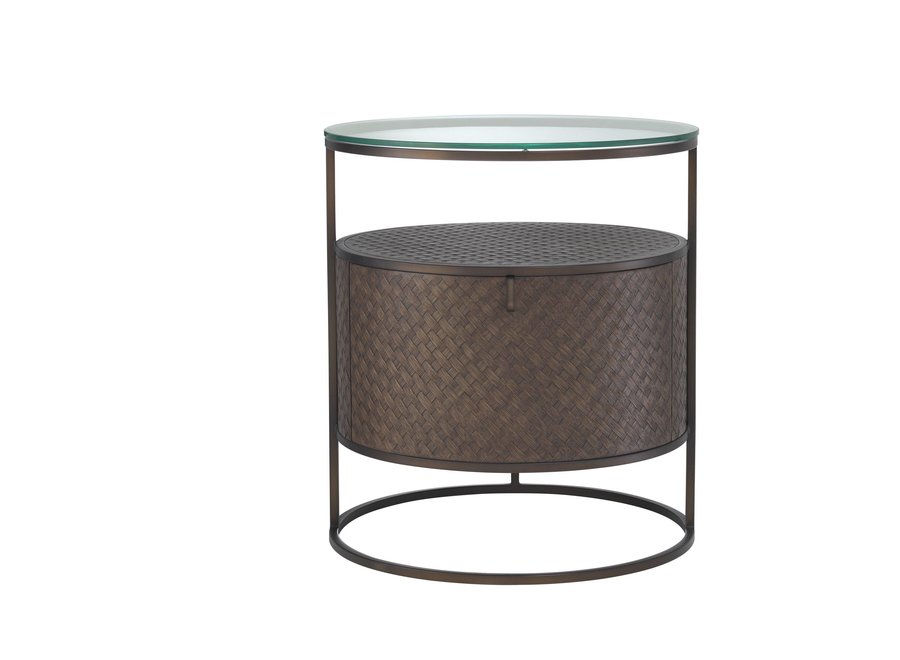 Table de chevet 'Napa Valley' - Bronze