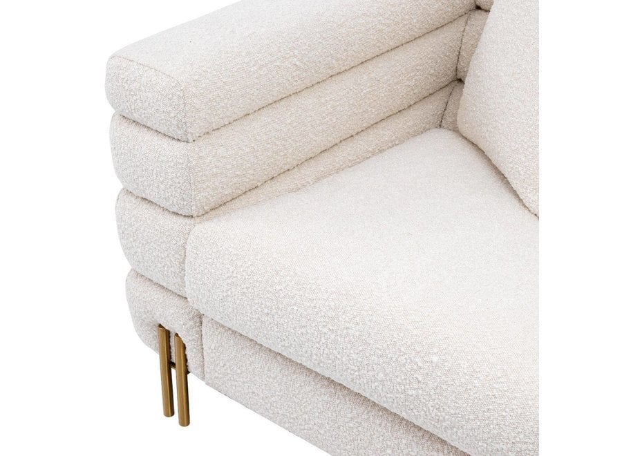 Armchair 'York' -  Bouclé Cream