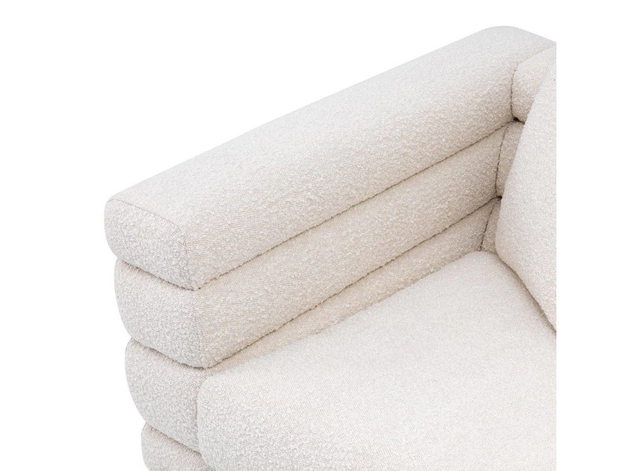 Armchair 'York' -  Bouclé Cream