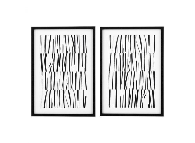 Prints Melotti Black & White Set of 2