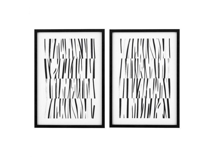 Melotti Black & White Prints Set of 2