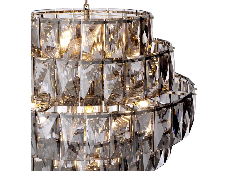 Kronleuchter Amazone 'L'  Smoke Glass