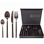 Cutlery set 'Zeno' 6-piece - Brown