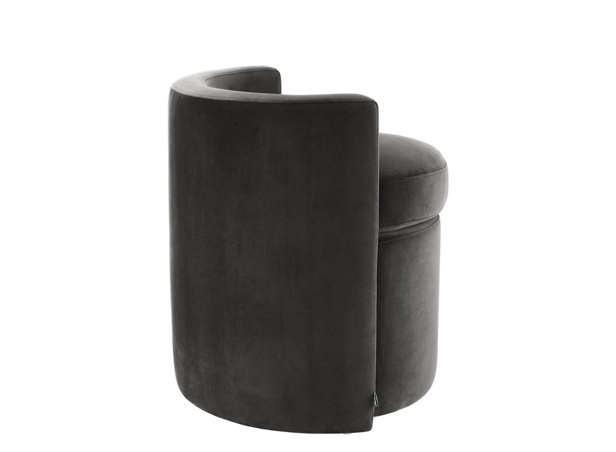 Polsterstool 'Arcadia' - Dark Grey