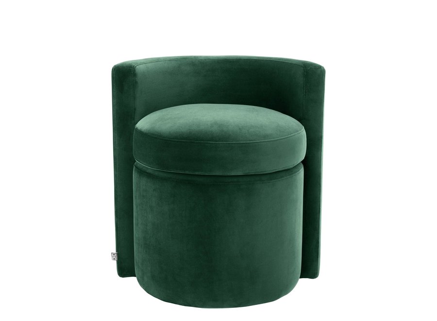 Polsterstool 'Arcadia' - Dark Green