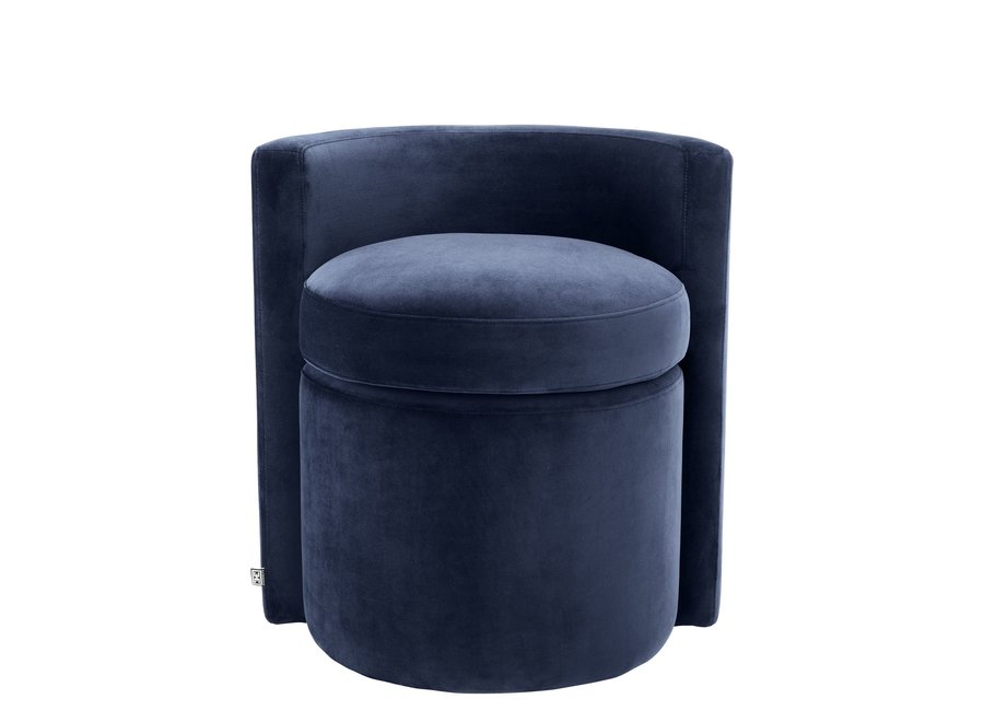 Stool 'Arcadia' - Midnight Blue