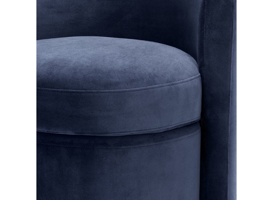 Tabouret 'Arcadia' - Midnight Blue