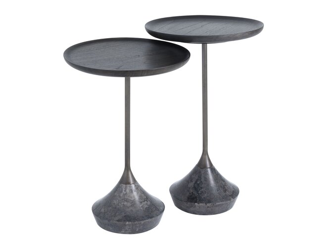 Bijzettafel  'Puglia' Set van 2 - Grey
