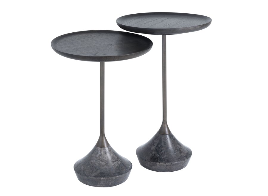 Table d'appoint 'Puglia' Set de 2 - Grey