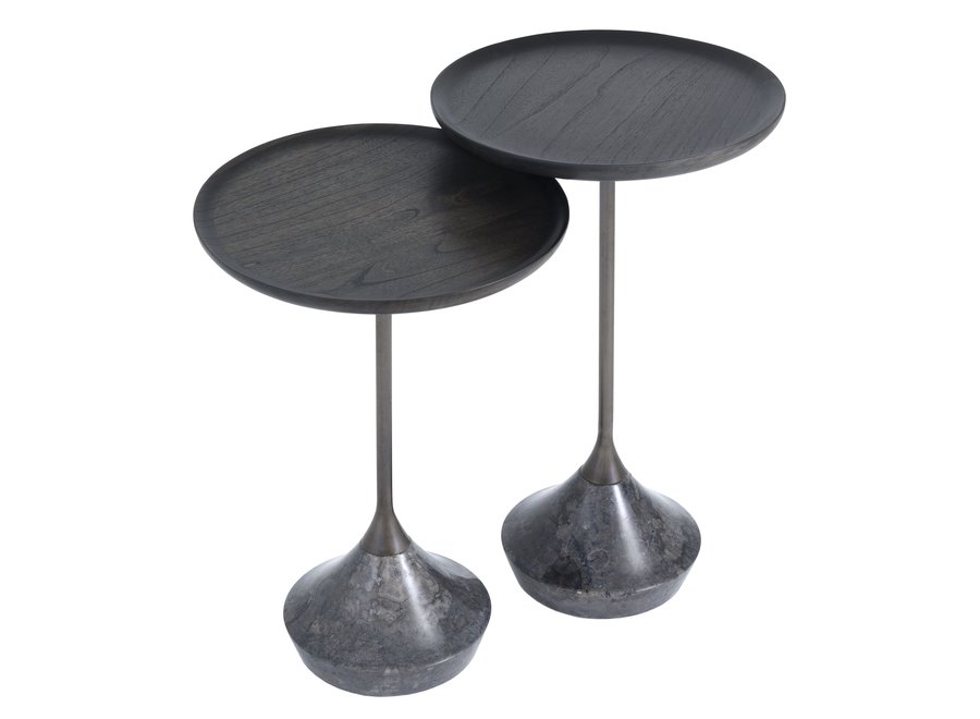 Bijzettafel  'Puglia' Set van 2 - Grey
