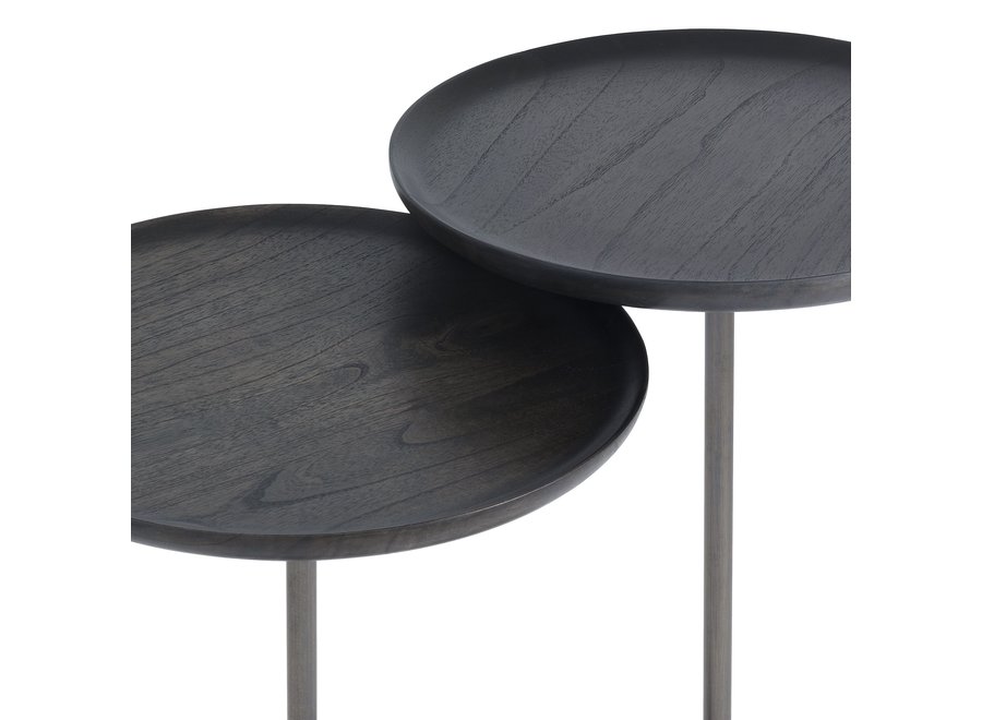 Bijzettafel  'Puglia' Set van 2 - Grey