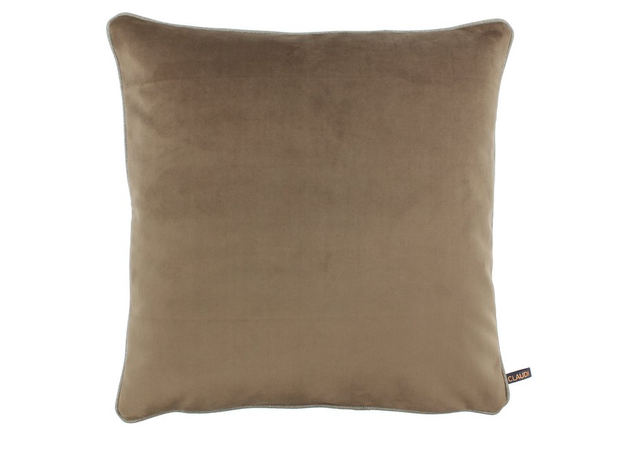 Coussin Astrid Brown  + Piping Sand
