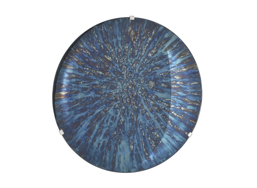 Decoratieve Concave spiegel 'Laguna S' Blue
