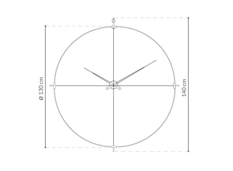 Design clock 'Delmori'