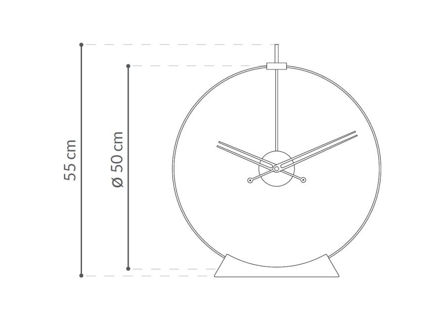 Design Table Clock - 'Aire'