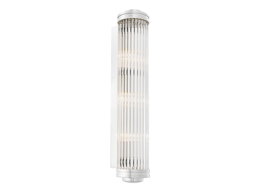 Lampe murale 'Gascogne' - XL - Nickel