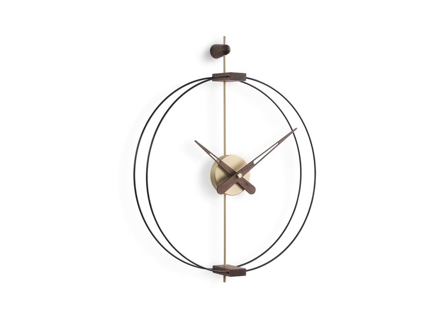 Design wall clock 'Micro Barcelona' G Gold