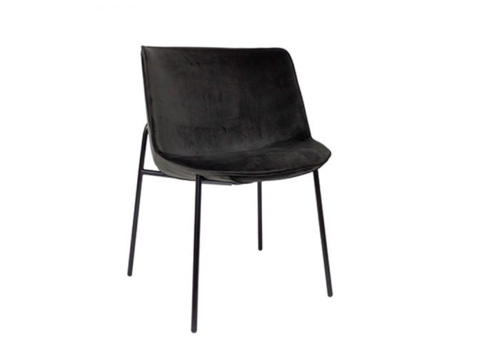 Eetkamerstoel 'Loop Sidechair' Anthracite MIRAGLIO