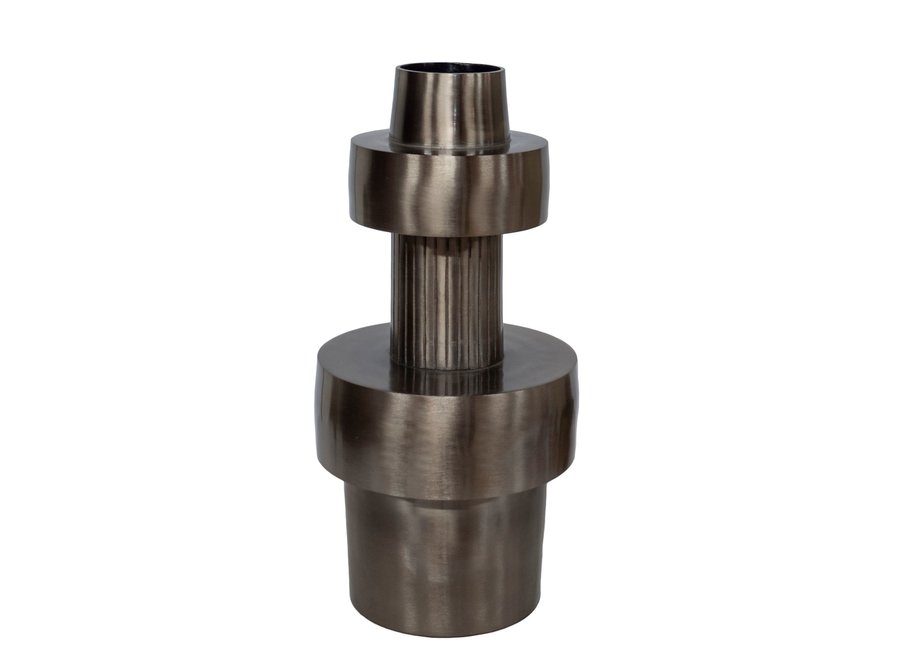 Vase 'Toba' - M - Silver