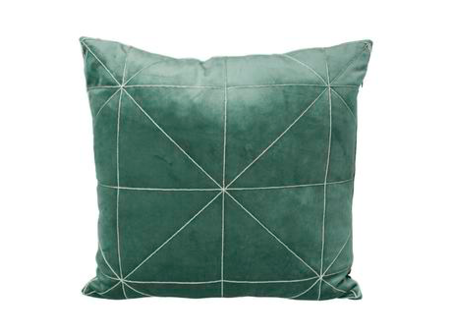 Dôme Deco Cushion Oli in color Green - Wilhelmina Designs