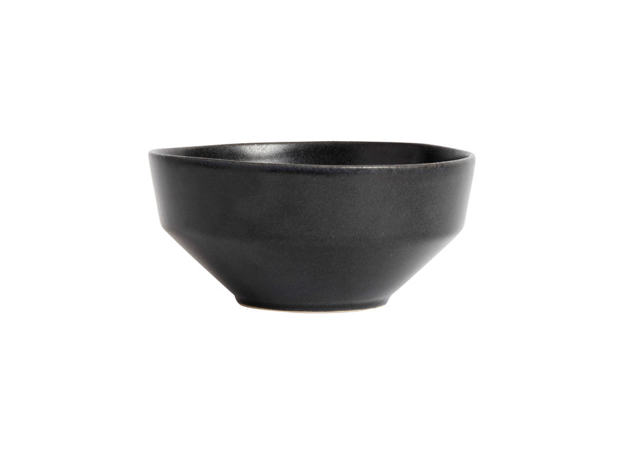 Breakfast bowl 'Ceto' Black - set of 2