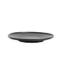 Assiettes à déjeuner noires Ceto - Lot de 2