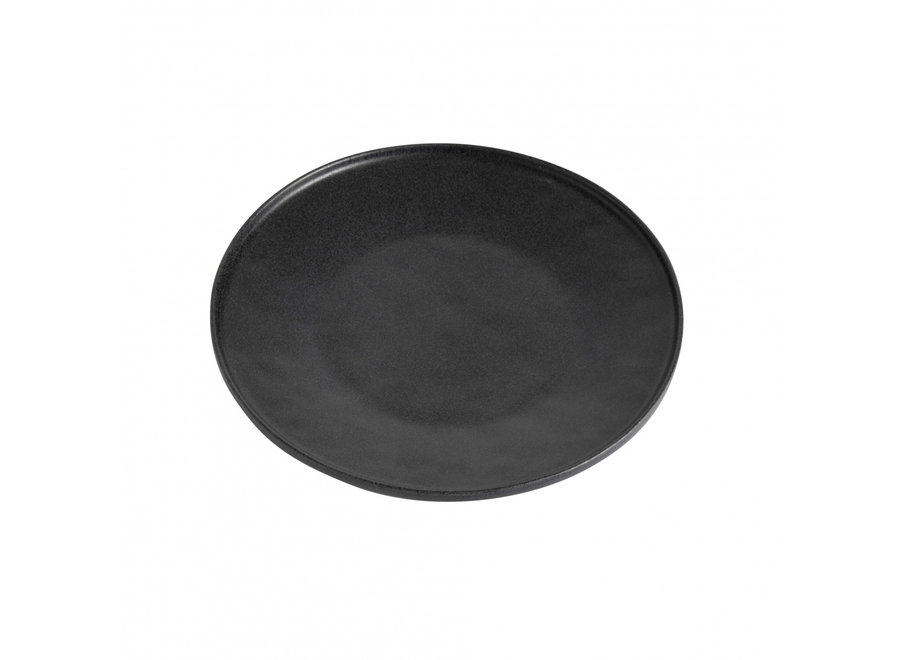 Breakfast plate 'Ceto' - set of 2 - in the color Black