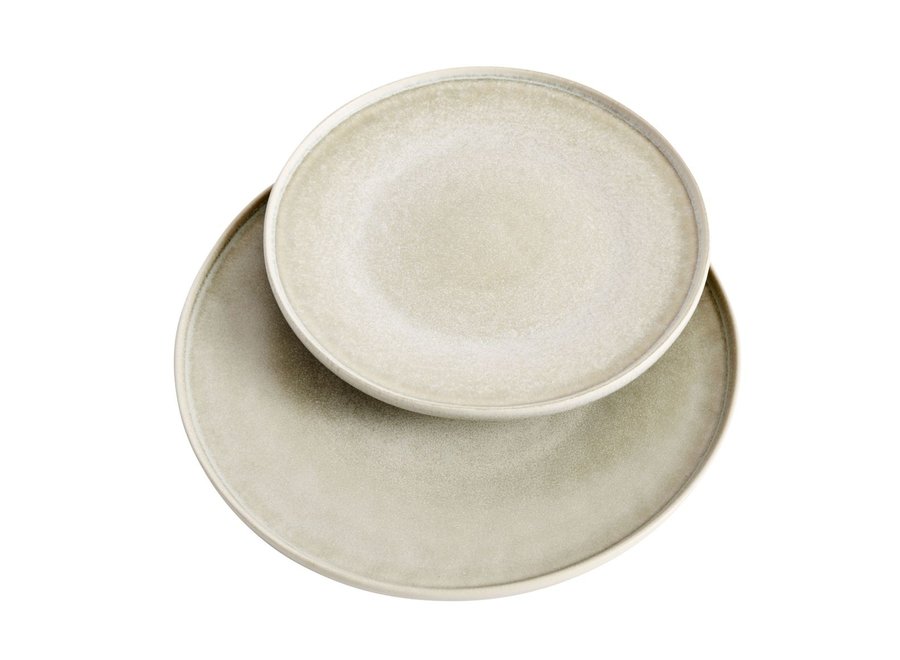 Frühstücksteller 'Ceto' Soft Grey - 2er-Set