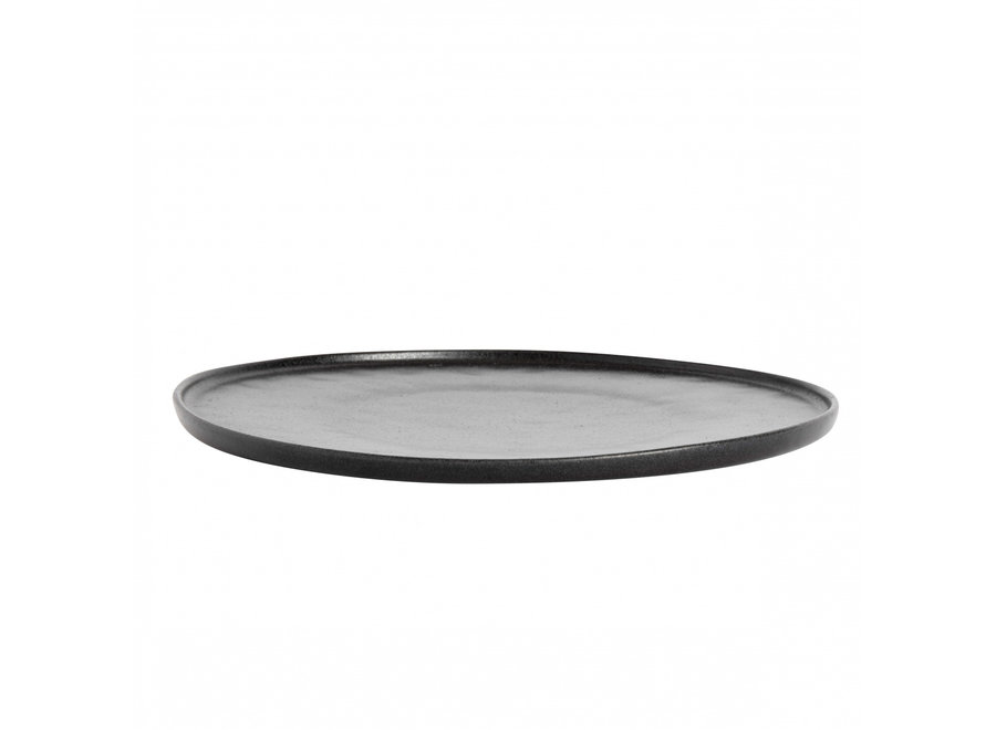 Dinner plate 'Ceto' - set of 2 - in the color Black