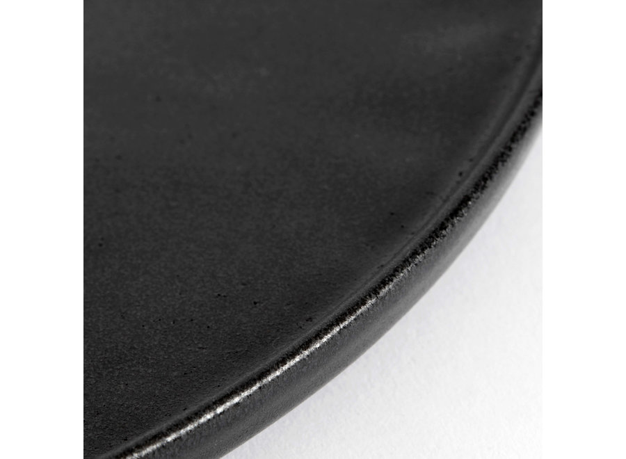 Dinner plate 'Ceto' - set of 2 - in the color Black