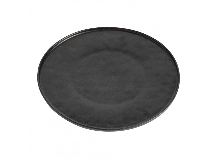 Dinner plate 'Ceto' - set of 2 - in the color Black