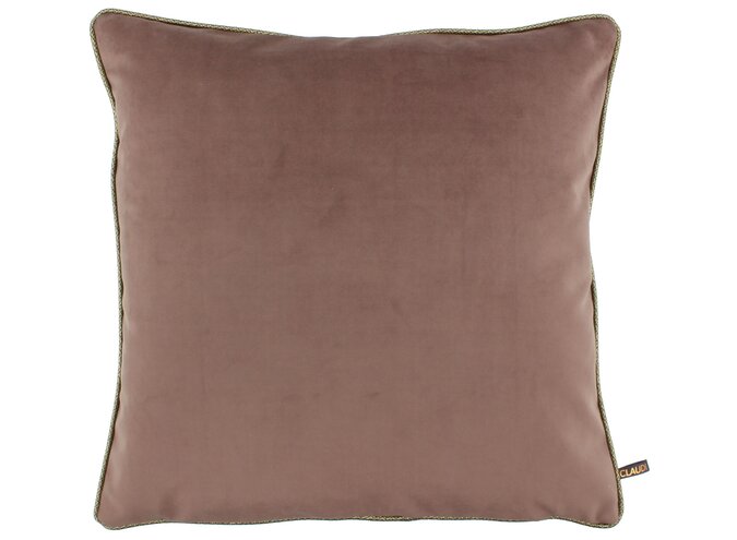 Coussin Astrid Ash Rose + Piping Gold