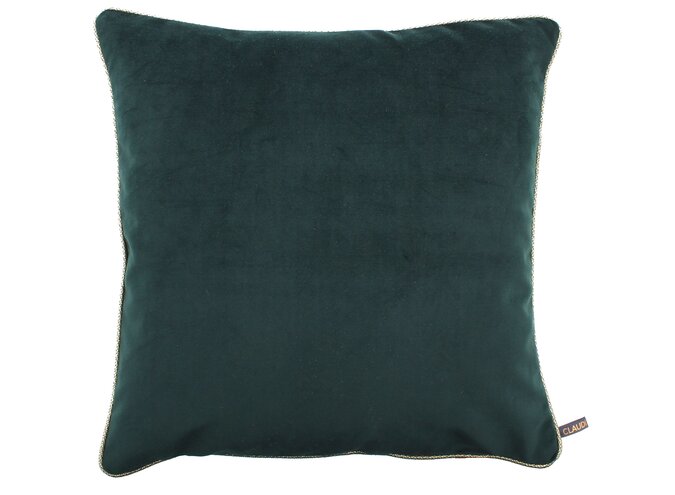 Coussin Astrid Emerald + Piping Gold