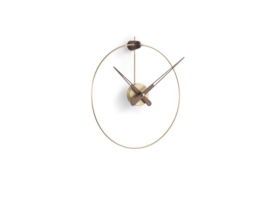 Design Wall Clock 'Micro Anda Gold n'