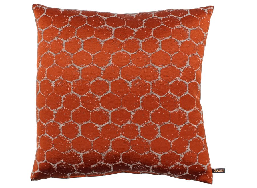 Throw pillow Christy Burned Orange