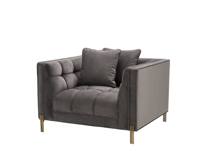 Fauteuil Sienna - Savona grey Velvet