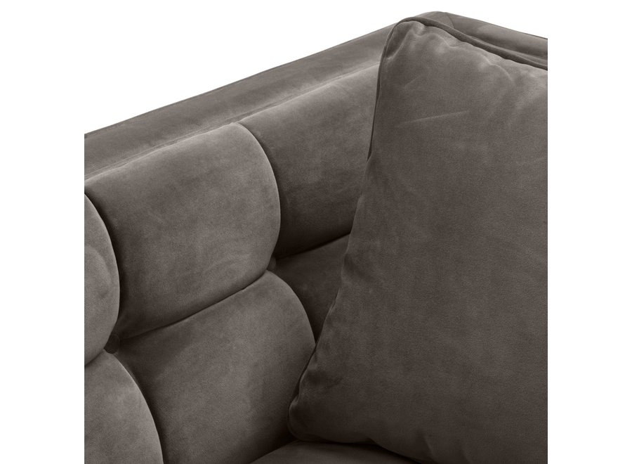 Armchair 'Sienna' - Savona grey Velvet