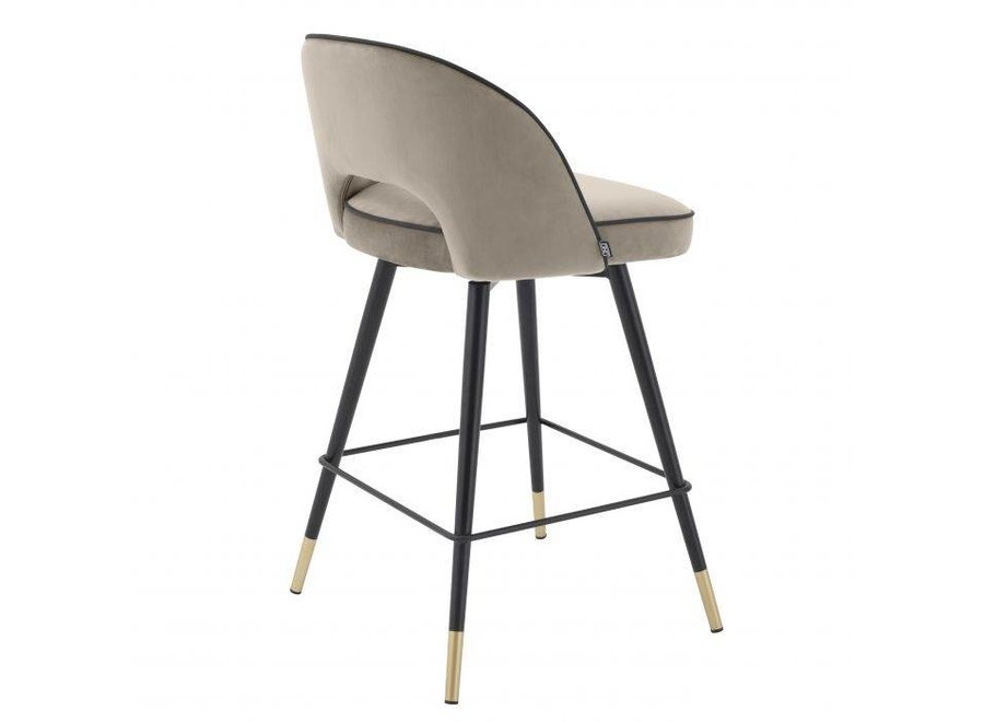 Tabouret de comptoir 'Cliff' lot de 2 - Savona Greige