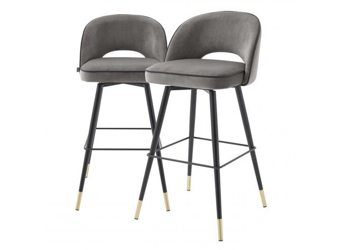 Bar stoel Cliff set van 2 - Savona grey