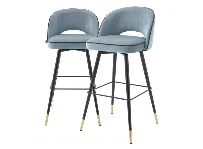 Bar stoel Cliff set van 2 - Savona blue