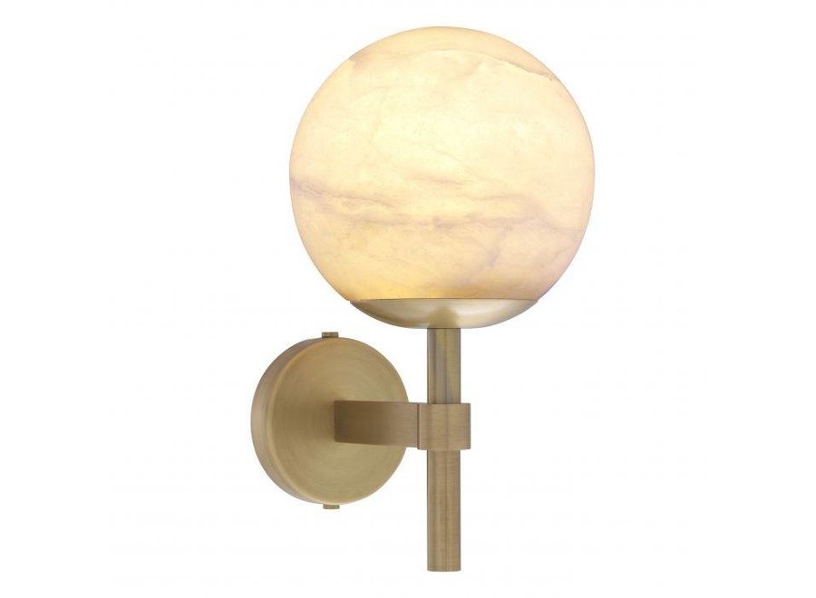 Wall lamp 'Jade' - Albaster