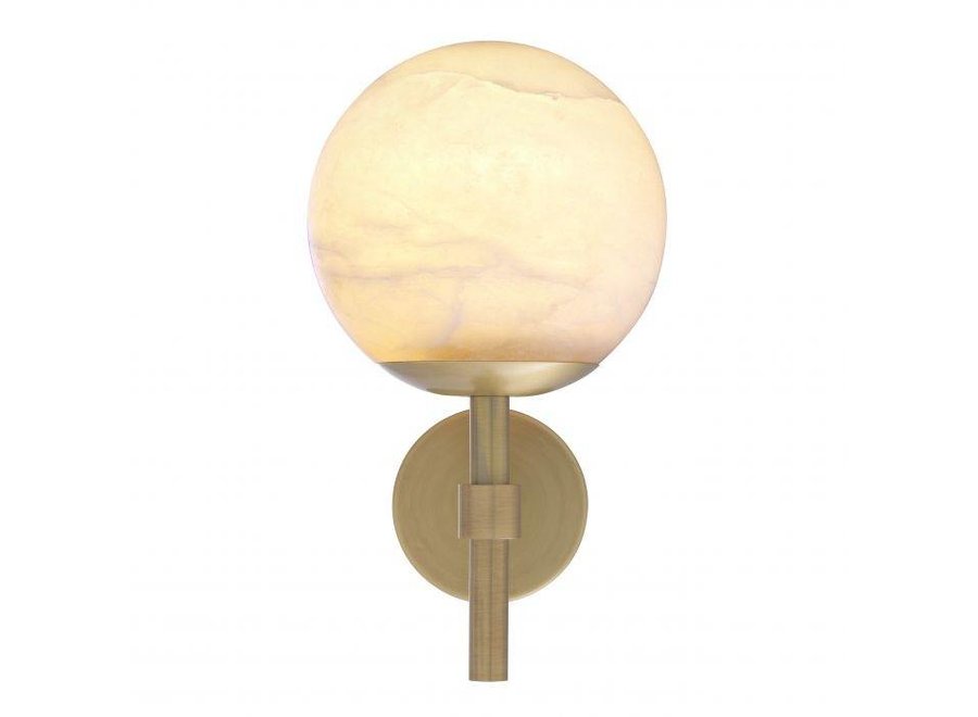 Wall lamp 'Jade' - Albaster