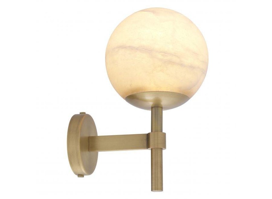 Wall lamp 'Jade' - Albaster