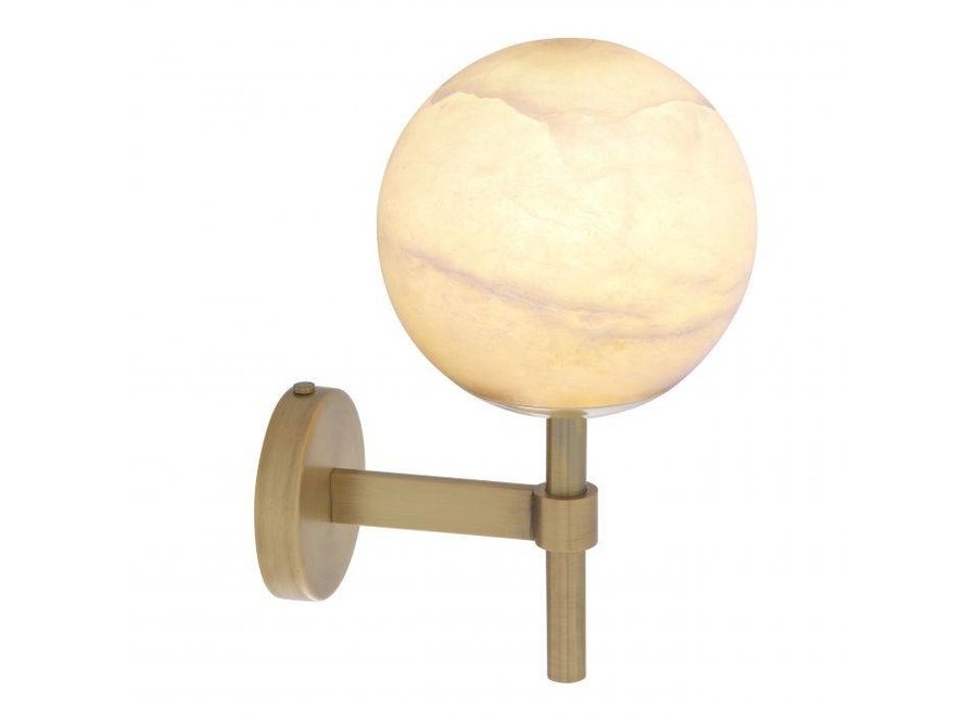 Wall lamp 'Jade' - Albaster