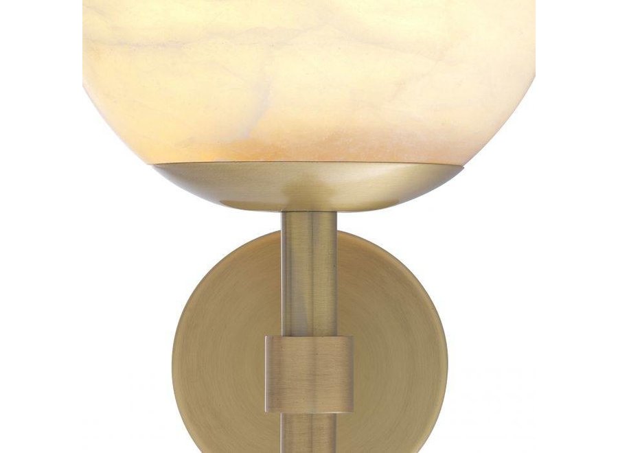 Wall lamp 'Jade' - Albaster