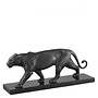Panther sur un socle marbre
