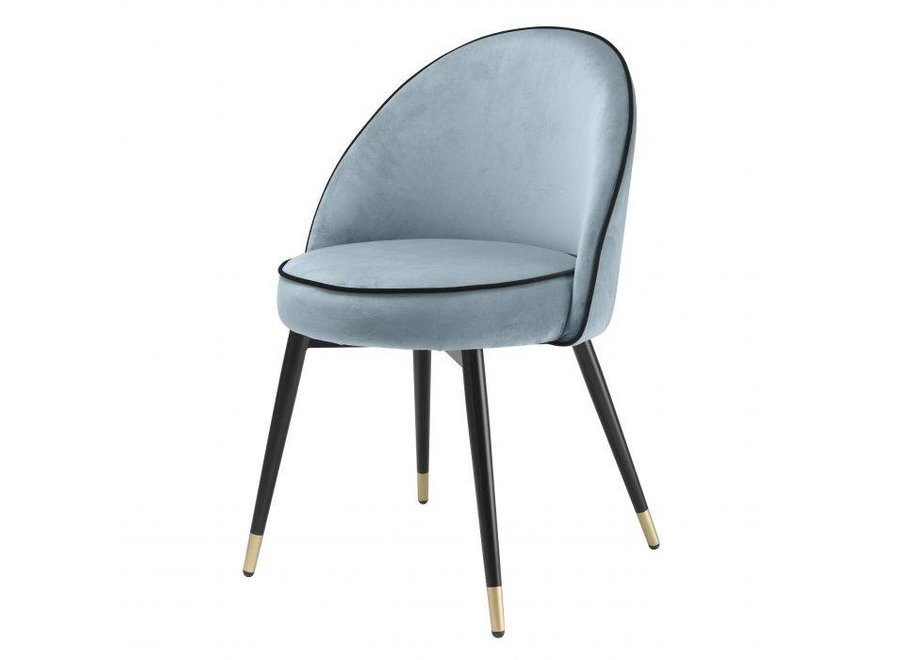 Chaise de salle à manger 'Cooper' lot de 2 - Blue