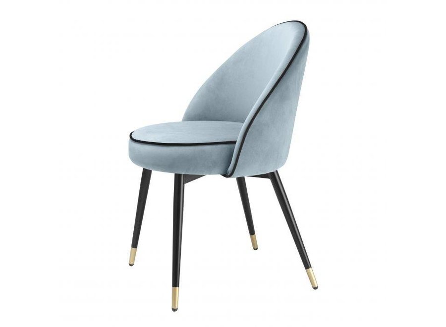 Dining chair 'Cooper' set of 2 - Blue