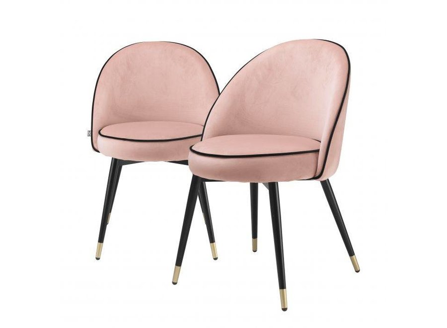 Dining chair 'Cooper' set of 2 - Nude