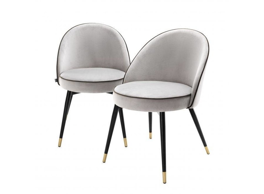 Dining chair Cooper set of 2 - Light grey